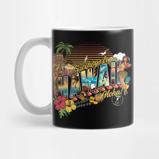 Greetings from Paradise: A Postcard from Hawaii Mug